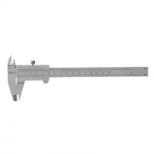 Schuifmaat 0-150mm RVS, 0,02mm/m, 0-150mm, mm/inch