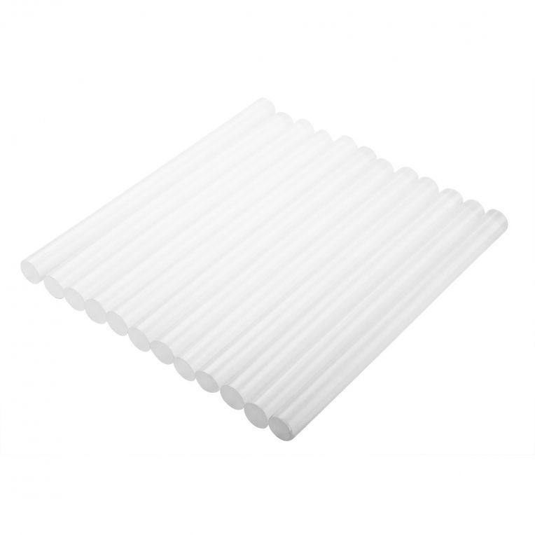 Lijmpatroon blank 250mm 11,2mm 12 Stuks Verpakking, 300gr, Max 180w