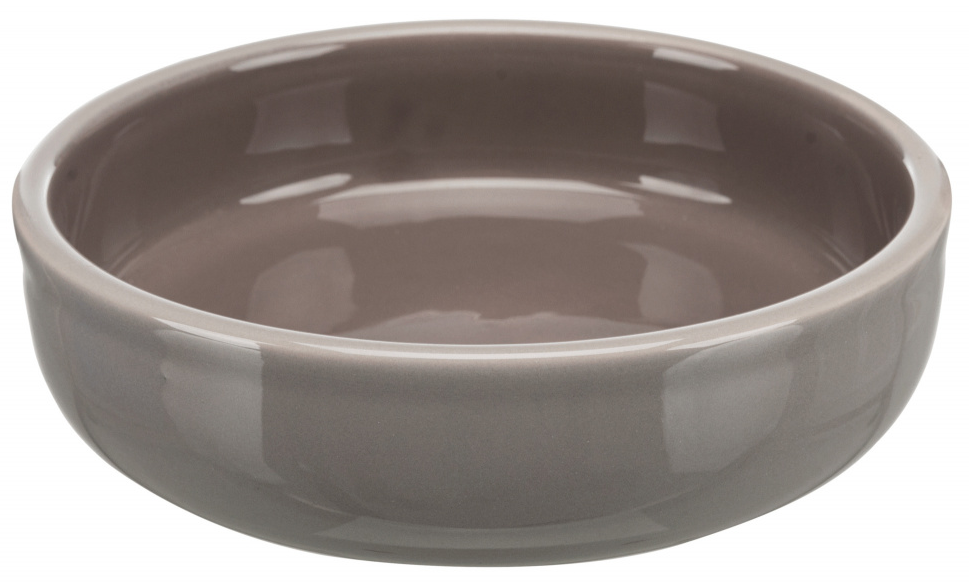 [BR_200160] Keramische Voer/Waterbak, kat, v. rassen met platt, 0,3 l/ø 15 cm