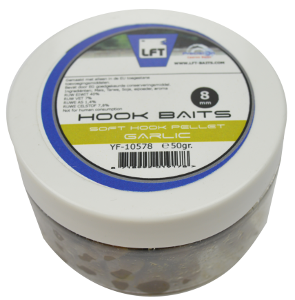 LFT Precision Soft Hook Pellets 50gr. 8mm. Garlic