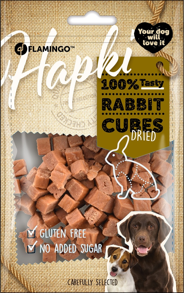 HAPKI RABBIT CUBES 85 GRAM