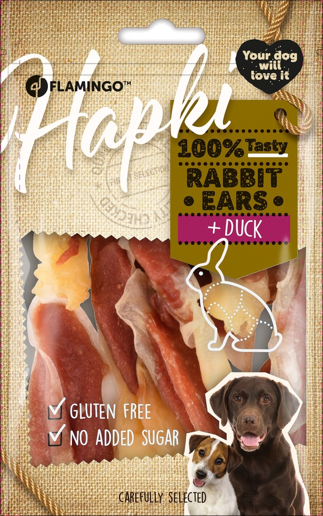 [520278] HAPKI RABBIT EAR WRAPPED MET EEND 85 GRAM