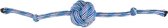 [517650] # HS KATOEN JOE TOUW + KNOOPBAL+2 KNOPEN BLAUW/WIT DIA. 7CM/45CM