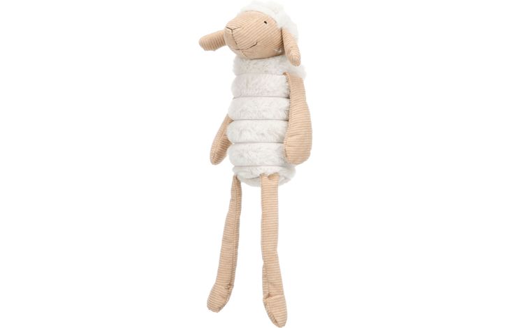 [526259] SPEELGOED RIBOLA SCHAAP ZITTEND BEIGE S 19x15,5x49CM