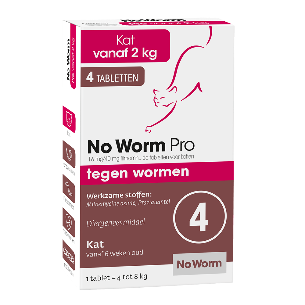 [E533                ] Exil No Worm Pro Kat vanaf 2 kg 4st