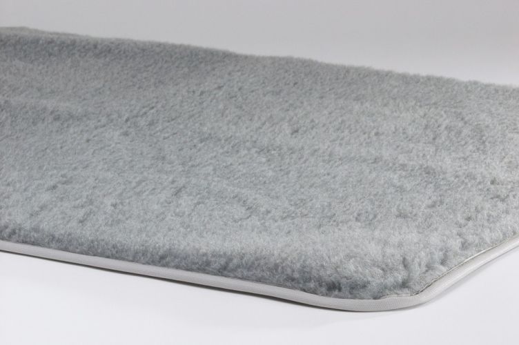 VETBED ANTISLIP ONGEBIESD GRIJS 75X100CM