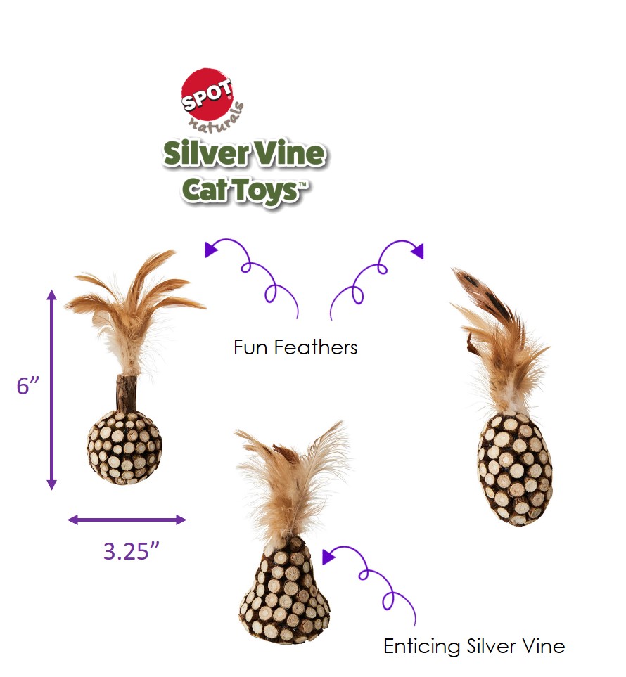 Spot Silver Vine Chunky Toy assorted