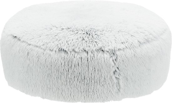 [38015] Kussen Harvey, rond, 60 cm, wit-zwart