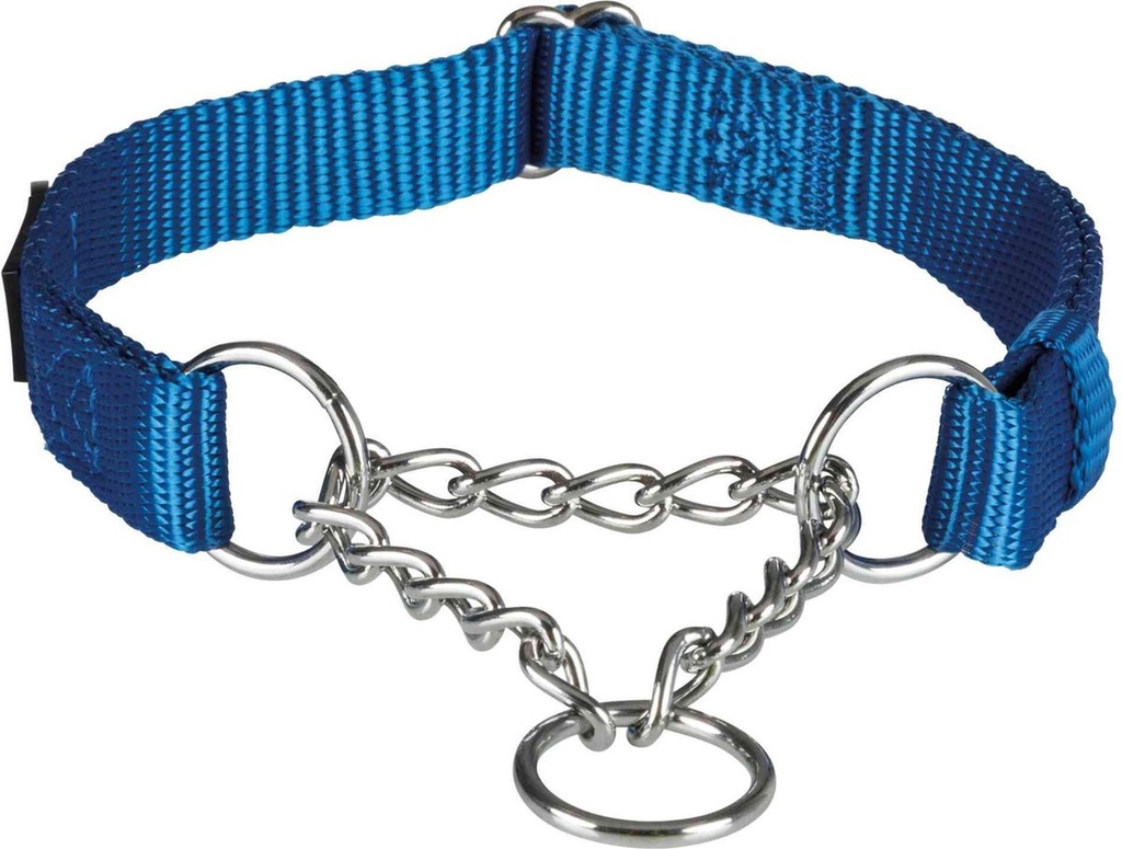 [BR_225535] !! Premium Anti-Trek Halsband M-L royal blauw