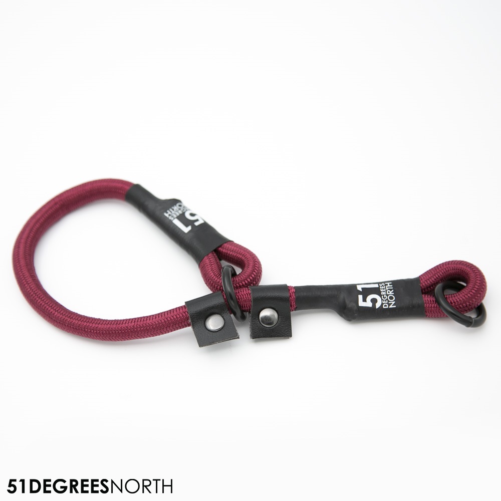 51 - Wanderful - Collar - Rope - Burgundy - 30-35cmx8mm